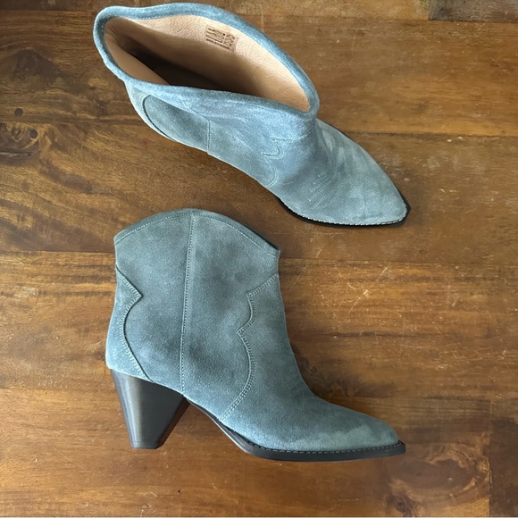 Isabel Marant Darizo Ankle booties in Sea blue Green size 38 NWOB - Picture 1 of 12